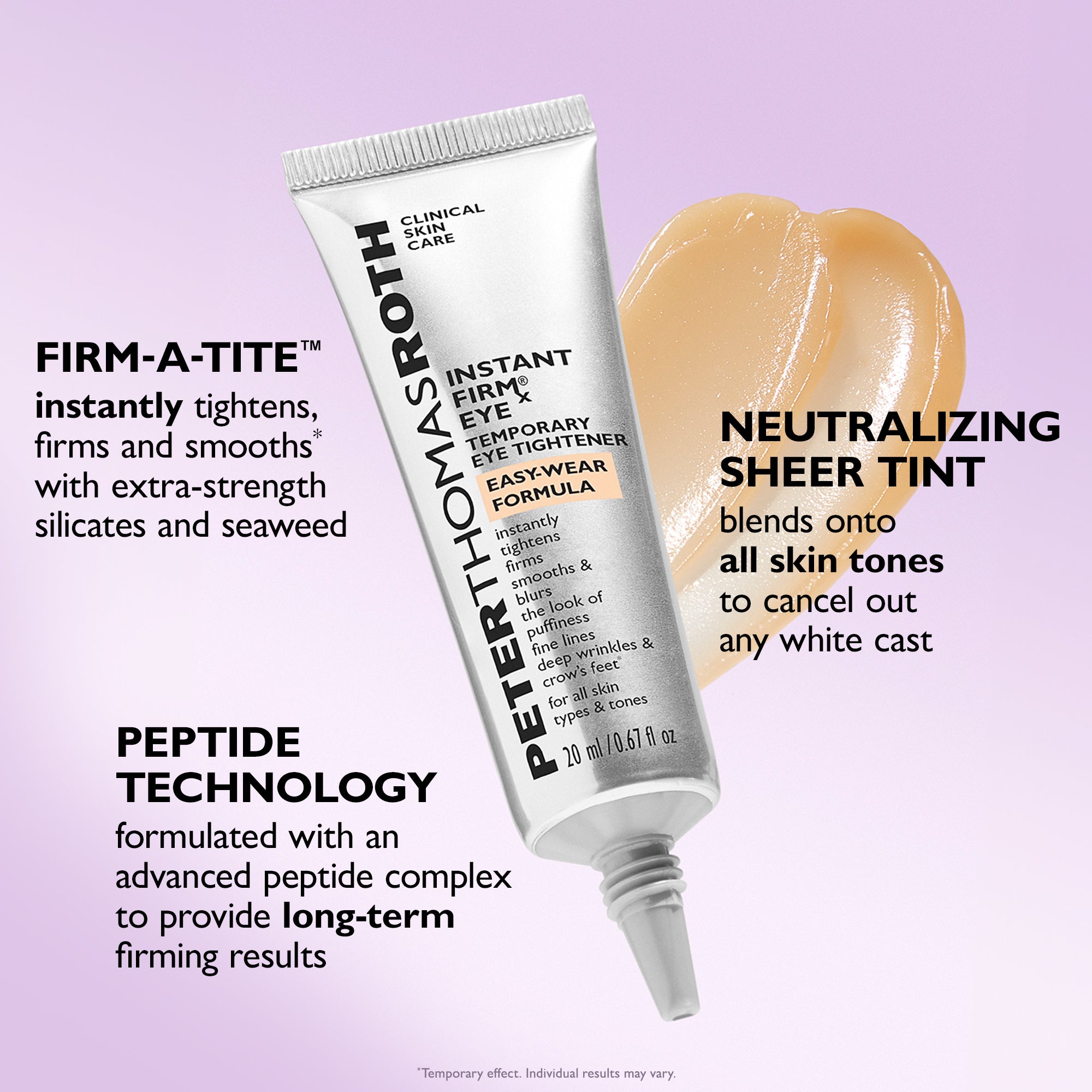 Instant FIRMx Eye Temporary Eye Tightener Easy-Wear Formula-Shop